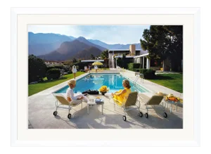 Slim Aarons, "Poolside Glamour," January 1, 1970 Getty Images Gallery Framed Art Print