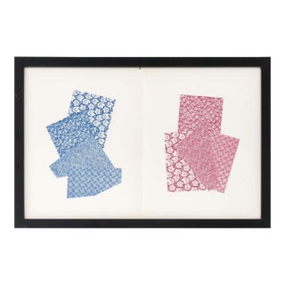 Josef Albers "The Interaction of Color Plate Xii-1" Screenprint, 1973 For Sale