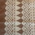 Traditional Schumacher Wentworth Caramel Brown Embroidery Linen Fabric- 2 Yards For Sale - Image 3 of 6