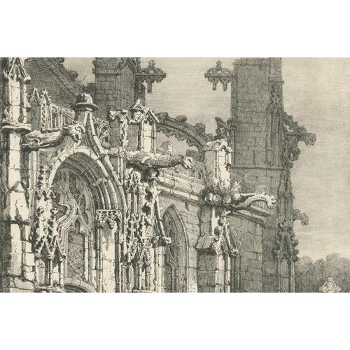 Paper Samuel Prout, Gothic Church Architecture, Arques, France, 1821, Lithograph For Sale - Image 7 of 11