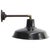 Metal Vintage Industrial French Wall Light in Black Enamel and Cast Iron For Sale - Image 7 of 7