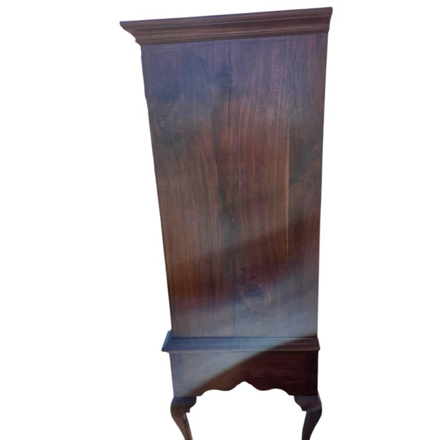 Late 18th Century Queen Anne Solid Walnut Chest/Every Section Made From One Piece of Lumber. For Sale - Image 14 of 18
