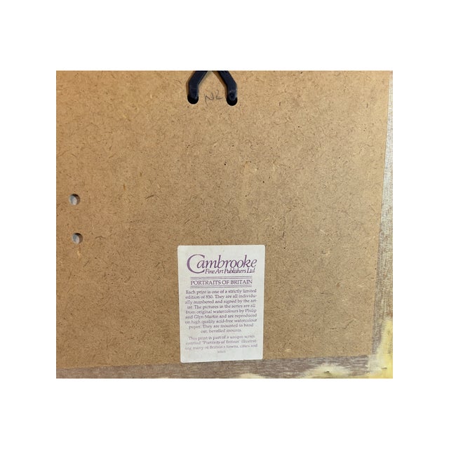 1980s Ross-on-Wye Limited Edition Watercolor Print – Philip & Glyn Martin – Signed For Sale - Image 9 of 10