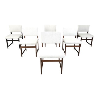 Mid-Century Scandinavian Teak Dining Chairs, 1960s, Set of 6 For Sale