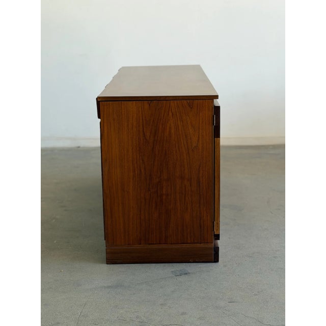 1960s Reworked Arched Walnut Credenza For Sale - Image 12 of 15