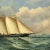This America's Cup sailing print is our own reproduction based on the original work. This nautical print is perfect wall...