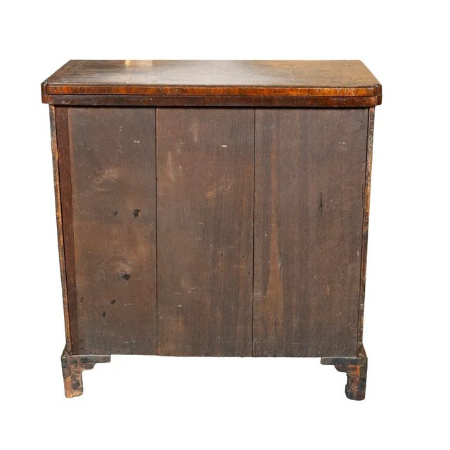 Wood Queen Anne Burr Walnut Bachelors Chest For Sale - Image 7 of 11
