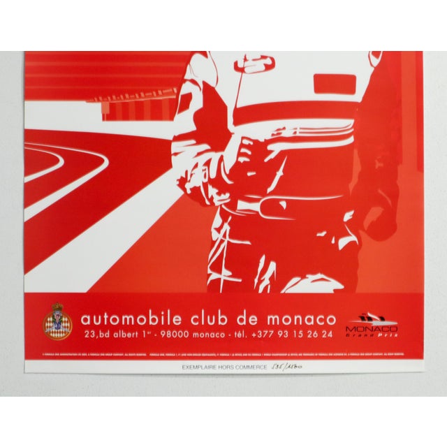 Illustration 2003 Monaco F1 Grand Prix Poster, Formula 1, Monte-Carlo For Sale - Image 3 of 3