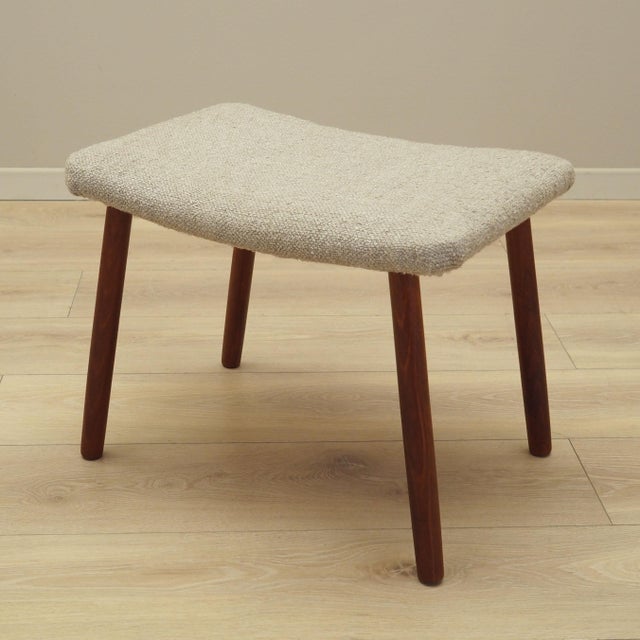 Wood Danish Teak Footrest, 1970s For Sale - Image 7 of 7