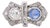 1920s French Art Deco "Toi Et Moi" Ring – Sapphire, Diamonds, Size 6.75 For Sale
