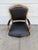 Black Vintage Louis XV French Carved Wood Fauteuil Armchair With Black Upholstery For Sale - Image 8 of 12