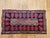 American Vintage American Hand Hooked Rug, Handwoven Floret Pattern, Folk Art Tapestry, 1x2 For Sale - Image 3 of 9