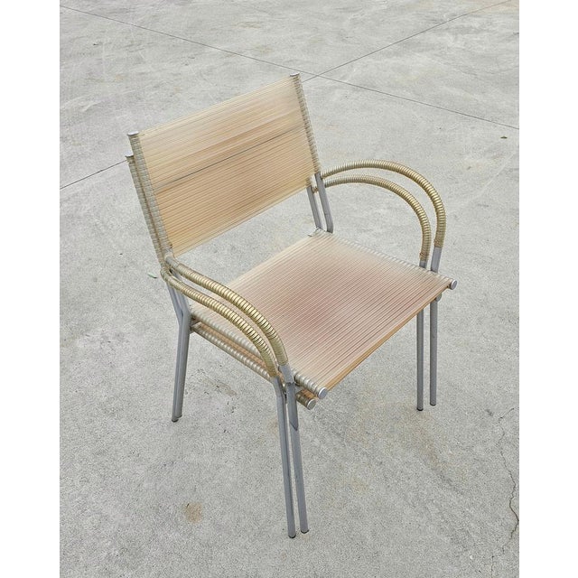 Vintage Italian Dining Chairs by Tito Agnoli for Piero Bonacina, 1990s, Set of 4 For Sale - Image 3 of 15