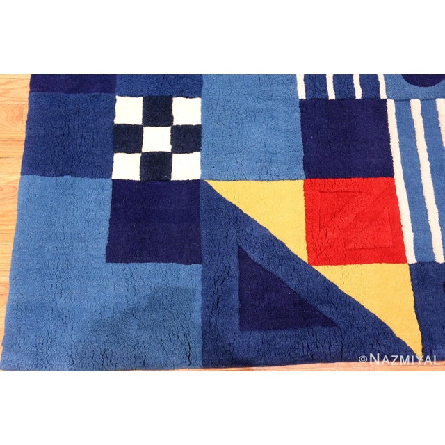 Nazmiyal Collection Vintage Mid-Century Modern Art Rug by George Earl Ortman For Sale - Image 4 of 11