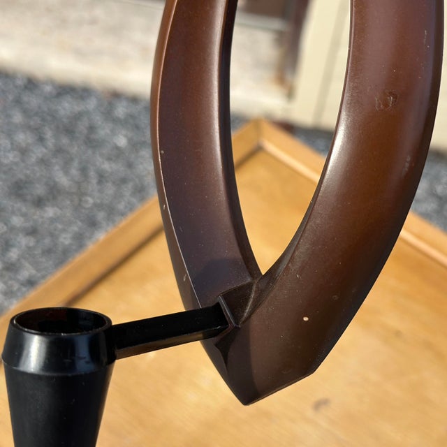 Brown Mid-Century Modern Syroco Candle Sconces - a Pair For Sale - Image 8 of 12