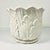 1970s Vintage Hollywood Regency Boho Chic Trompe L’Oeil Style Ceramic White Tulip Planter. For Sale - Image 10 of 16