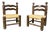 Brutalist Children's Chairs attributed to Charles Dudouyt, 1960s, Set of 2 For Sale