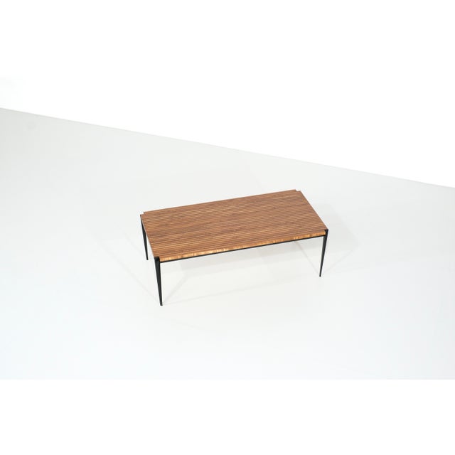 Wood Coffee Table attributed to Osvaldo Borsani for Tecno, Italy, 1957 For Sale - Image 7 of 14