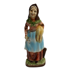 Vintage Hand Painted Ceramic Figurine - Japan