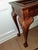 Early 20th Century Exquisite Chippendale Revival Glass Top Console Table For Sale - Image 10 of 12