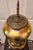 Beautiful art nouveau steuben gold aurene vase table lamp with great brass and wood base is in great antique condition. It...