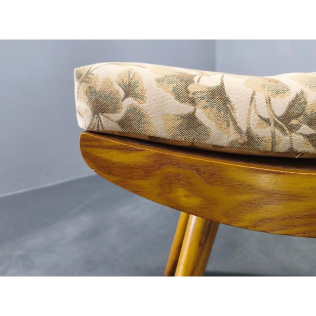 Mid-Century Modern Maple Ottomans, Czechoslovakia, 1960s, Set of 2 For Sale - Image 9 of 13