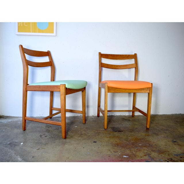 Green Vintage Chairs by Erik Wörtz, 1960s, Set of 2 For Sale - Image 8 of 8