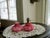 1950s Vintage Fenton Lg Wright Mini Pink Satin Puffy Plume/Rose Oil Lamp Ex Condiction For Sale - Image 5 of 9