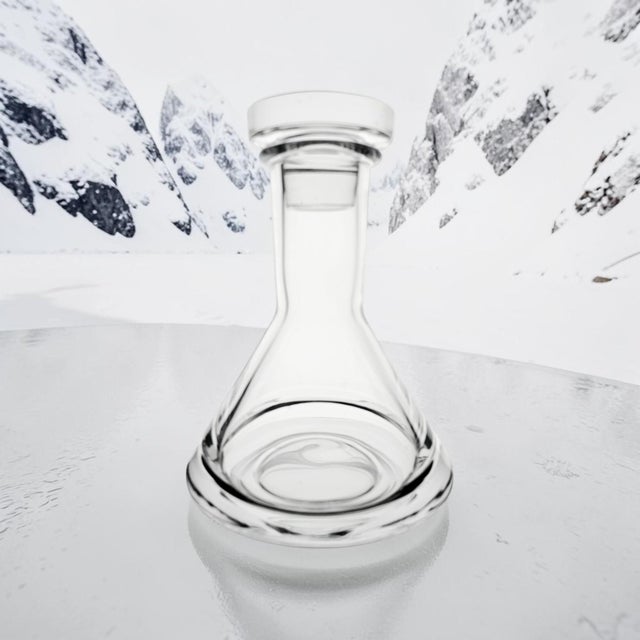 An authentic littala mouth-blown crystal decanter designed by renowned Finnish designer Tapio Wirkkala. This elegant...