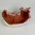 White Vintage French White Tin Glaze Terracotta Pekinese Dog Sculpture With Glass Eyes For Sale - Image 8 of 9