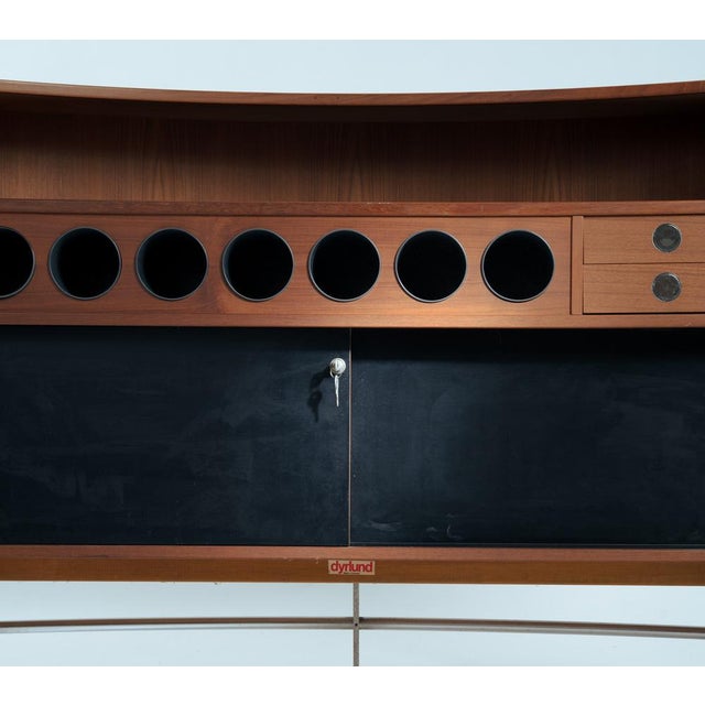 Boomerang Dry Bar Cabinet in Teak by Erik Buch for Dyrlund, 1960s For Sale - Image 14 of 18