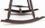Folk Art 19thc Original Painted Bow Back Windsor Rocker With Stenciled Top Rung For Sale - Image 3 of 4
