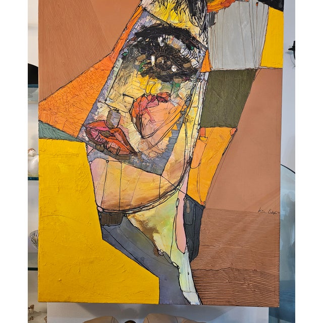 1970s 1977 Oil Painting by Kiamarz "Kia" Eshghi For Sale - Image 5 of 7