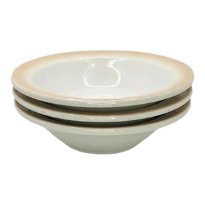 Restaurant Ware Ceramic Bowls in Peach Ombre - Set of 3