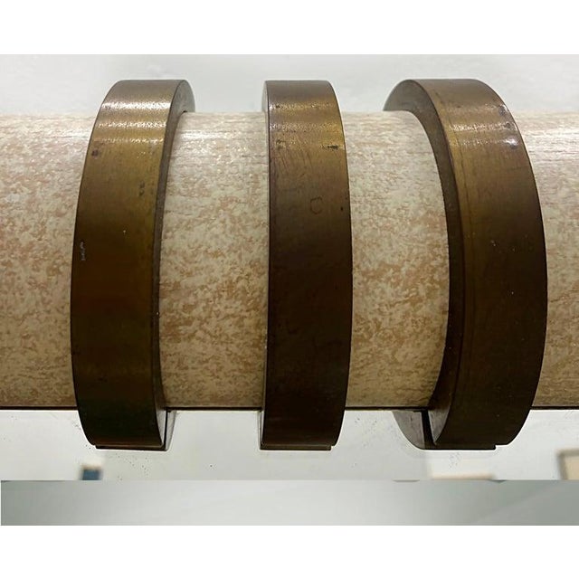 Overscale 1980s Art Deco Revival Beveled Mirror, Karl Springer Manner Offered for sale is an overscale 1980s Art Deco...