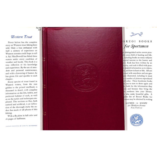 Traditional "Western Trout" Book 1948 Macdowell, Syl For Sale - Image 3 of 9