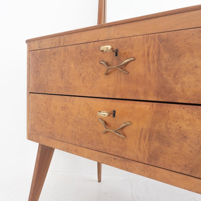 Vintage Italian Chest of Drawers with Mirror, 1960s For Sale - Image 12 of 18