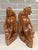 Art Deco Pair of Mid-Century Balinese Art Deco Mahogany Maiden Bookends – Keradjinan Bali Stamped For Sale - Image 3 of 12