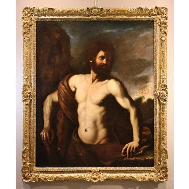 Ercole Guercino / Workshop of Giovanni Francesco Barbieri, Emilian School Mythological Scene, 1650, Oil on Canvas For Sale - Image 11 of 11