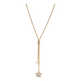 Starlight Glow Lariat Necklace For Sale