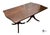 Sheraton Vintage Chippendale Style Mahogany & Satinwood Inlay Dining Table For Sale - Image 4 of 10