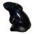 Baccarat Black Bunny, Baccarat Crystal Black Rabbit, Baccarat Animal Figure, Made in France, Signed Baccarat Bunny Paper Weight For Sale