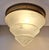 German Art Deco Brass Ceiling Lamp with Cut Glass Shade, 1930s For Sale - Image 3 of 7