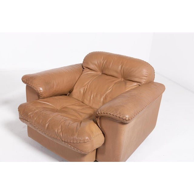 Ds 101 Brown Leather Lounge Chairs from de Sede, 1970s For Sale - Image 14 of 16