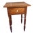 A Antique Sheraton Walnut One Drawer Stand, Pennsylvania, Circa 1820's For Sale