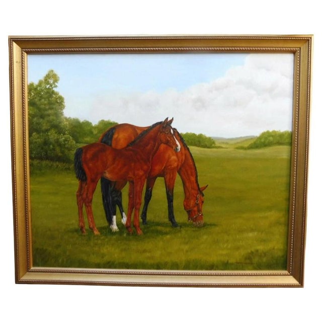 Wendy Cartwright, Mother and Foal, 2009, Oil on Canvas For Sale - Image 14 of 14