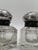 Art Nouveau Ink Barrel in Crystal Glass and 800 Silver by Wilhelm Theodor Binder, 1890s, Set of 2 For Sale - Image 13 of 18