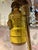 Mid 20th Century Hummingbird Floral Shade With Brass Toned Lamp For Sale - Image 10 of 12