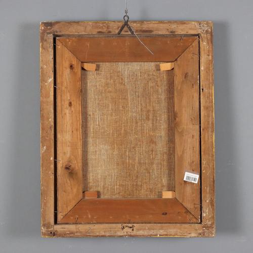 Vase with Flowers and Fruit, Oil on Canvas, Framed For Sale - Image 10 of 11