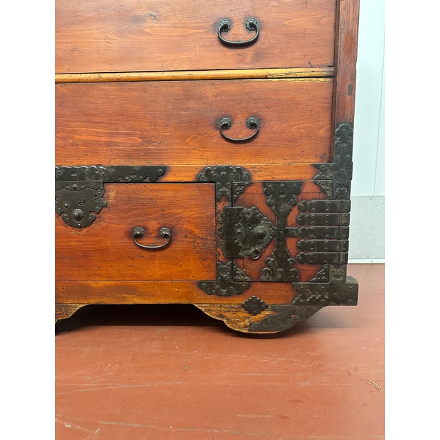 Late 19th Century Kuruma Tansu With Iron Fittings Chairish